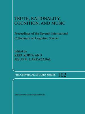 Cover of Truth, Rationality, Cognition, and Music