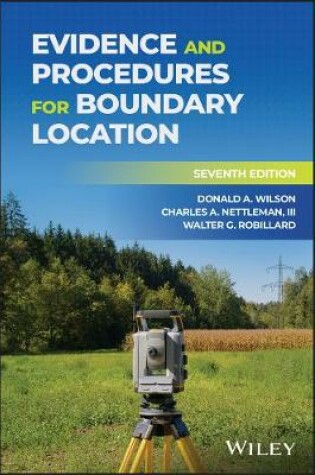 Cover of Evidence and Procedures for Boundary Location