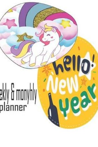 Cover of hello new year 2020 Planner Weekly and Monthly