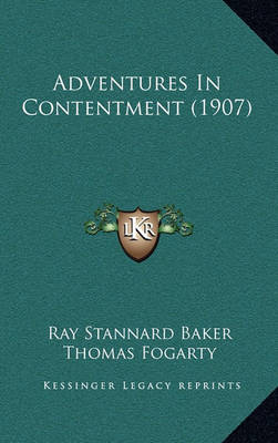 Book cover for Adventures In Contentment (1907)