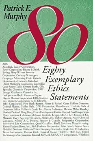 Cover of Eighty Exemplary Ethics Statements