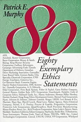 Book cover for Eighty Exemplary Ethics Statements