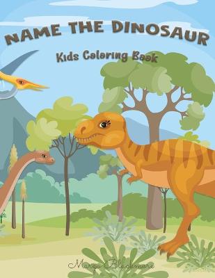 Book cover for Name The Dinosaur Kids Coloring Book