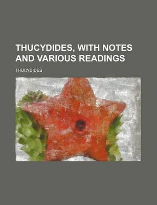 Book cover for Thucydides, with Notes and Various Readings