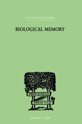 Cover of Biological Memory