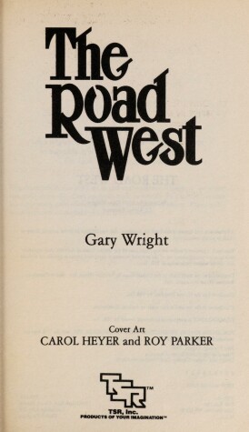 Book cover for The Road West