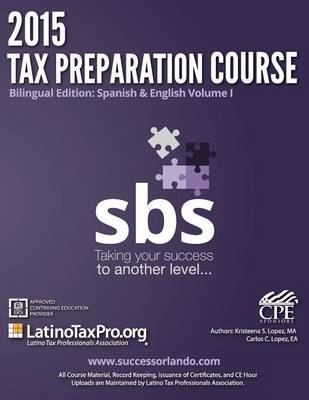 Book cover for 2015 Tax Preparation Course Bilingual Edition