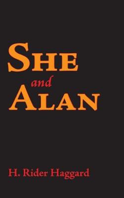 Book cover for She and Allan, Large-Print Edition