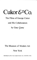 Book cover for Cukor & Co.