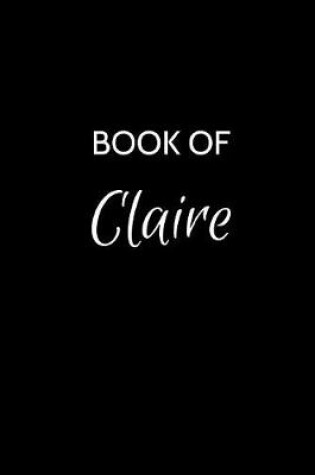 Cover of Book of Claire