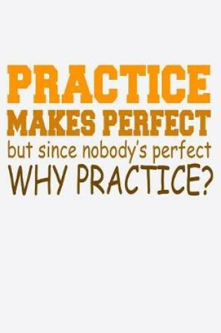 Cover of Practice Makes Perfect But Since Nobody's Perfect Why Practice