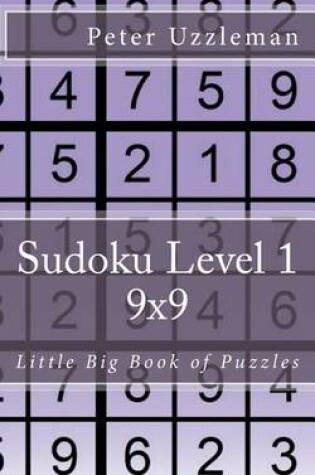 Cover of Sudoku Level 1 9x9