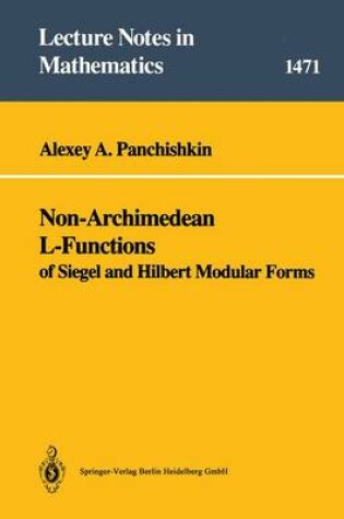 Cover of Non-Archimedean L-functions