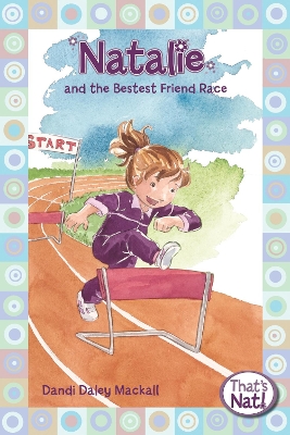Book cover for Natalie and the Bestest Friend Race