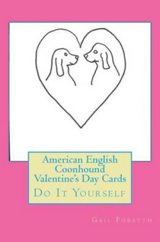 Cover of American English Coonhound Valentine's Day Cards