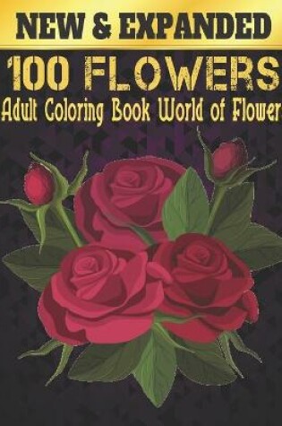 Cover of World of Flowers Adult Coloring Book Flowers