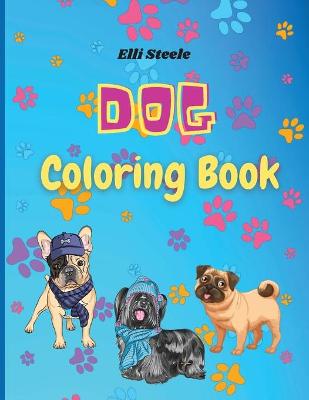Book cover for Dog Coloring Book
