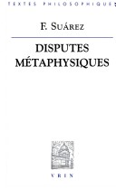 Cover of Francisco Suarez: Disputes Metaphysiques