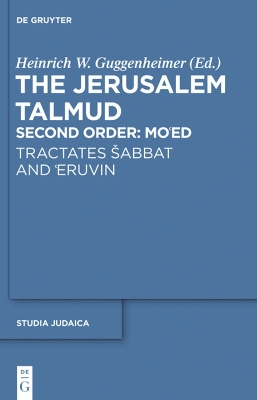 Cover of Tractates Šabbat and ‘Eruvin