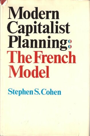 Cover of Modern Capitalist Planning