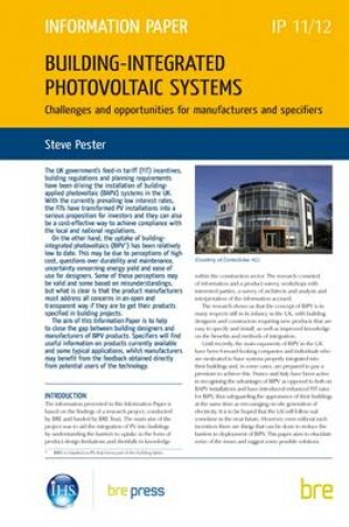 Cover of Building-integrated Photovoltaic Systems