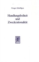 Book cover for Handlungsfreiheit Und Zweckrationalitat