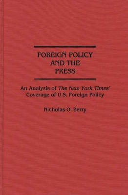 Book cover for Foreign Policy and the Press