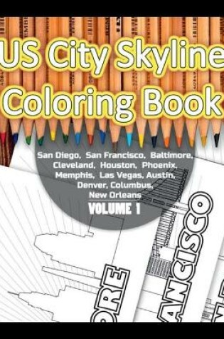 Cover of US City Skyline Coloring Book