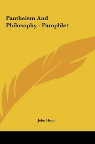 Cover of Pantheism and Philosophy - Pamphlet