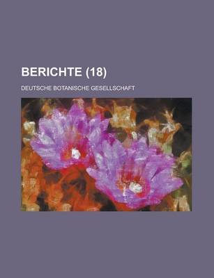 Book cover for Berichte (18 )