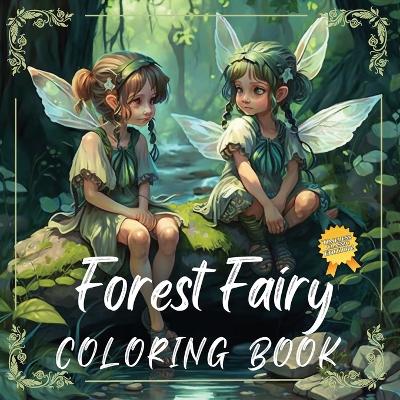 Book cover for Forest Fairy Coloring Book