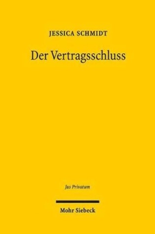 Cover of Der Vertragsschluss