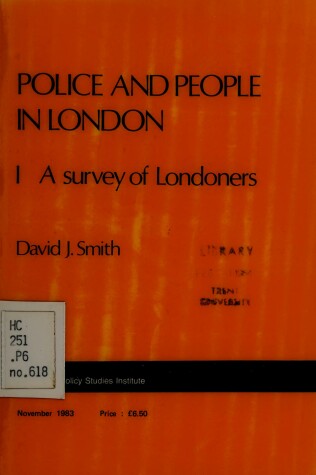 Book cover for A Police and People in London