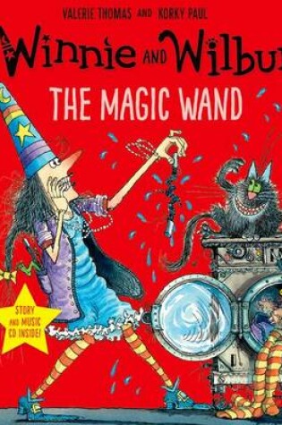 Cover of Winnie and Wilbur: The Magic Wand with audio CD