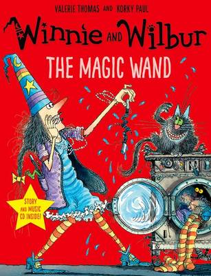 Book cover for Winnie and Wilbur: The Magic Wand with audio CD