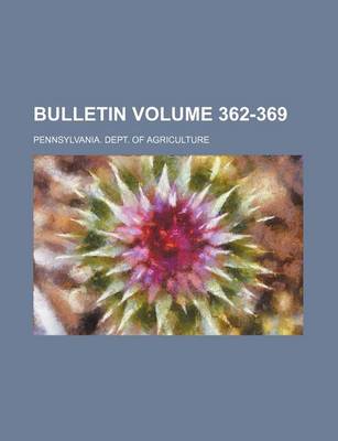 Book cover for Bulletin Volume 362-369