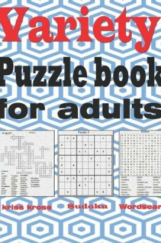 Cover of Variety puzzle book for adults