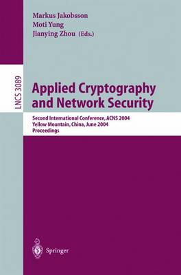 Book cover for Applied Cryptography and Network Security