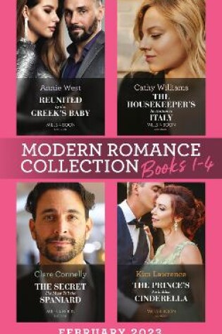 Cover of Modern Romance February 2023 Books 1-4