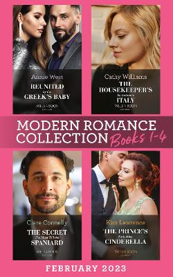 Book cover for Modern Romance February 2023 Books 1-4