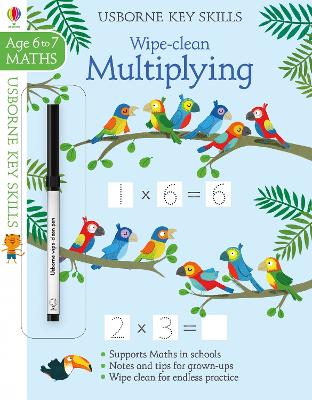 Book cover for Wipe-clean Multiplying 6-7
