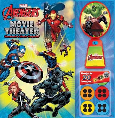 Book cover for Marvel Avengers: Movie Theater Storybook & Movie Projector