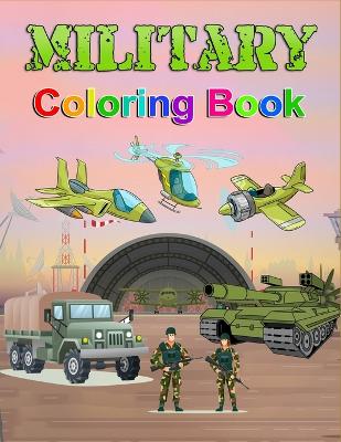 Book cover for Military Coloring Book