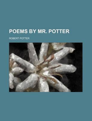 Book cover for Poems by Mr. Potter