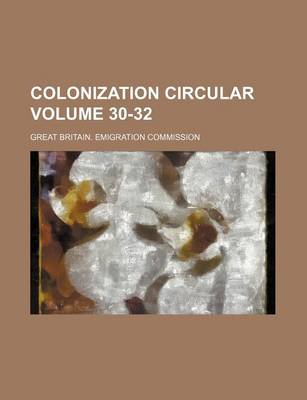 Book cover for Colonization Circular Volume 30-32