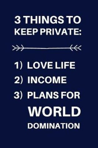 Cover of 3 Things To Keep Private