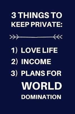 Book cover for 3 Things To Keep Private