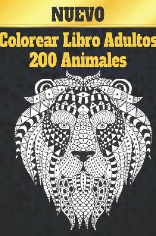 Cover of 200 Animales Libro Colorear