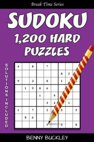 Cover of Sudoku 1,200 Hard Puzzles. Solutions Included