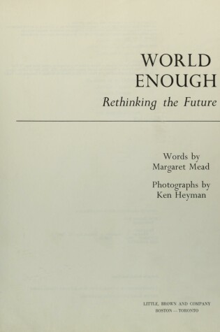 Cover of World Enough